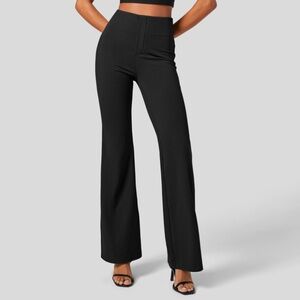 Halara Black Slight Flare Work Pants Size Small